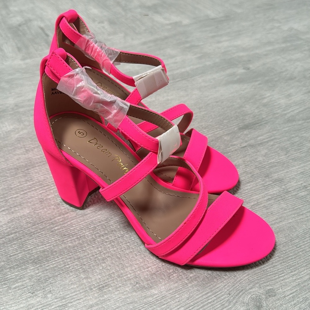 Neon Pink Sandals